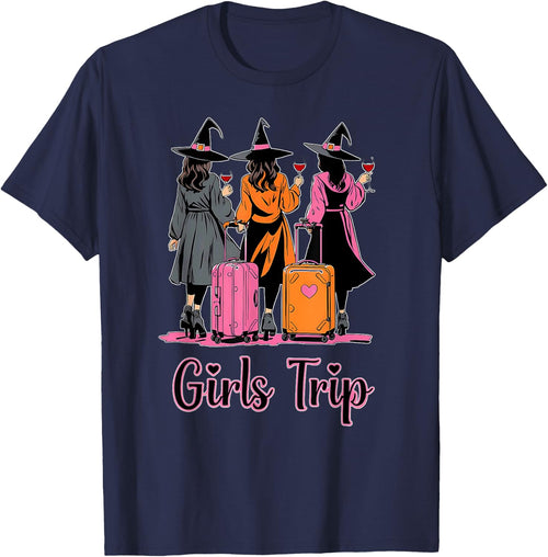 Girls Trip Wine Glasses Witches Halloween Costume