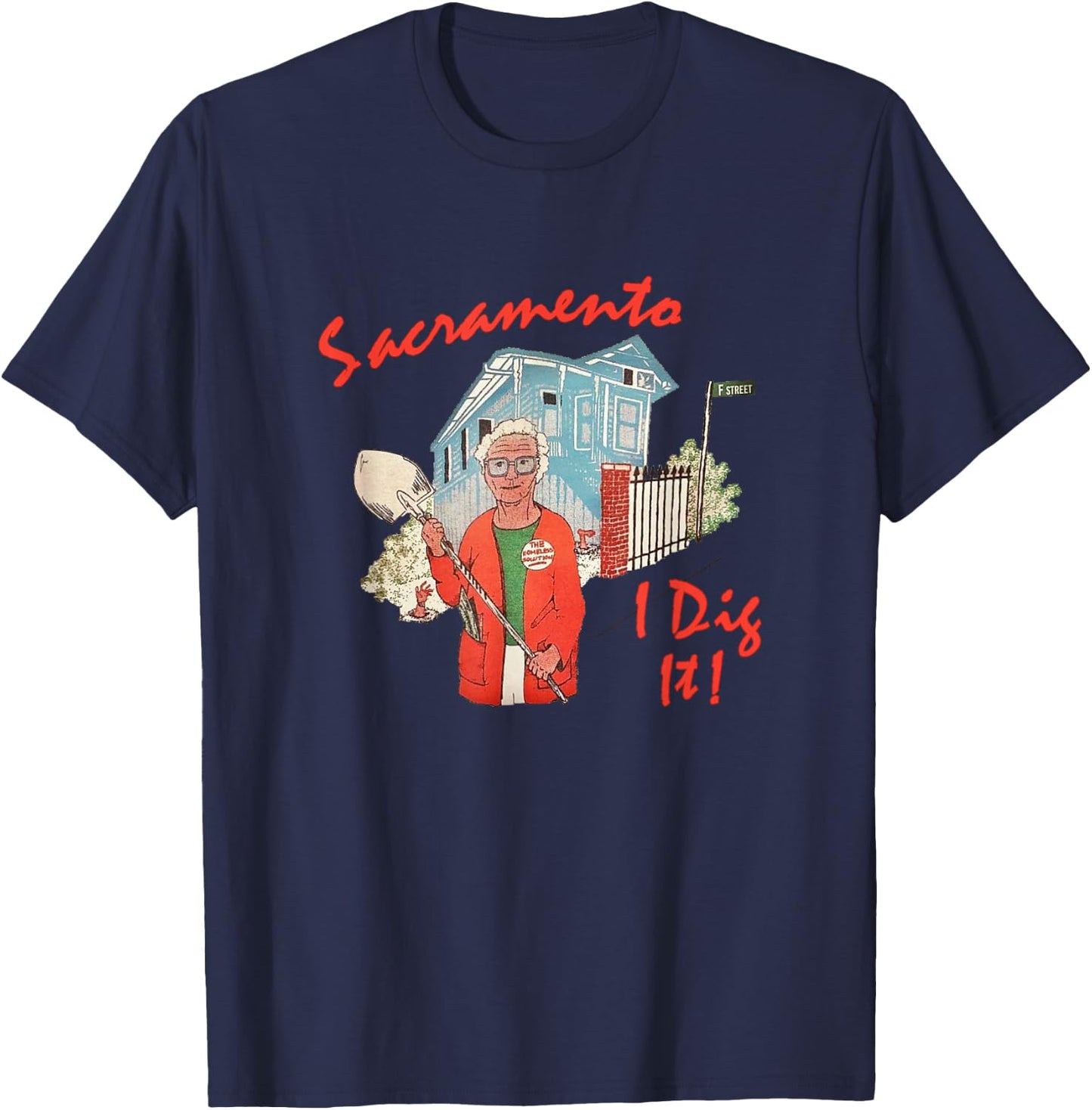 Sacramento "I Dig It" T-Shirt - T-Shirt | Navy