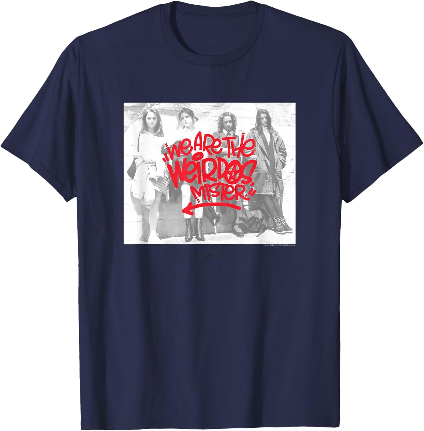 The Craft Weirdos Graffiti 90's Witch Movie T-Shirt - T-Shirt | Navy