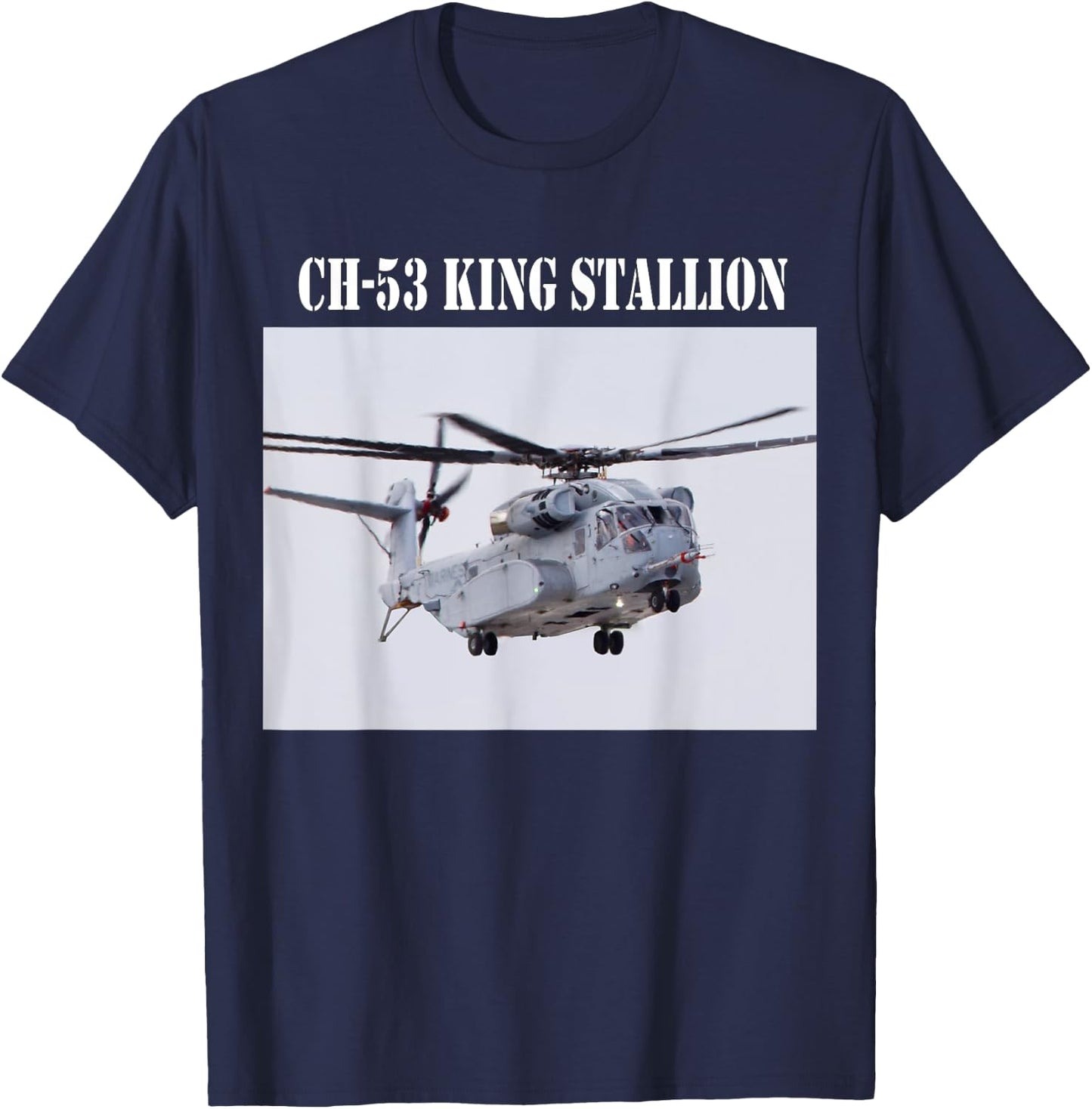 The CH-53 Sea Stallion T-Shirt - T-Shirt | Navy