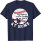 At Home Baseball Catcher Aunt Of A Baseball Catcher Auntie T-Shirt - T-Shirt | Navy
