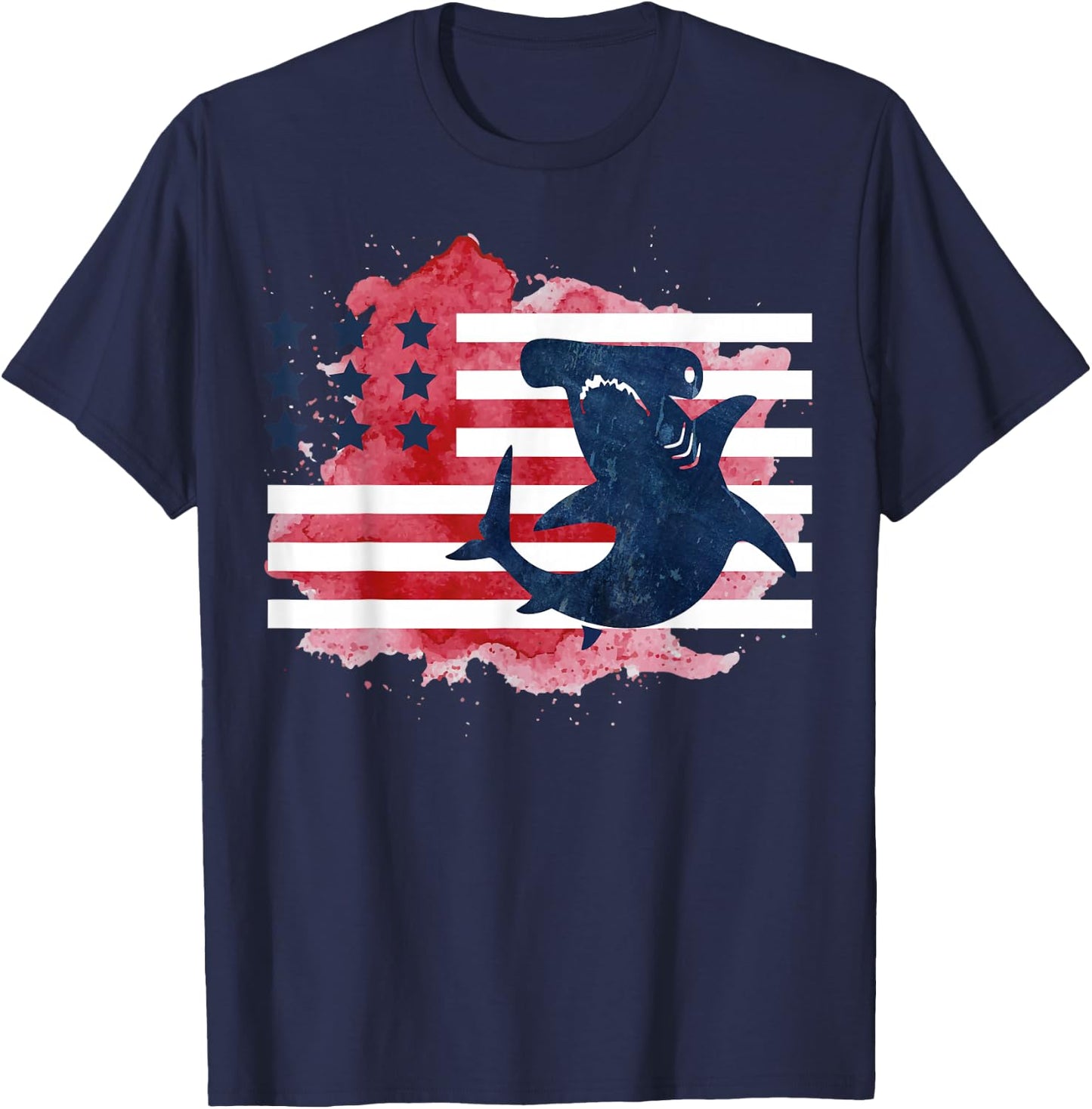 Hammerhead Shark Shirt Underwater Ocean Hammerhead Shark T-Shirt - T-Shirt | Navy