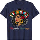 Hispanic Heritage Month Women's Latino All Countries Flags Hat T-Shirt - T-Shirt | Navy