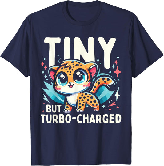 Wildlife Safari Leopard Cheetah Wild Cat T-Shirt - T-Shirt | Navy