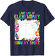 Last day of Elementary Sign My Funny Student Kids Boys T-Shirt - T-Shirt | Navy