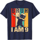 9 Year Old Birthday Dabbing Boy Bruh It's My 9th Birthday T-Shirt - T-Shirt | Navy