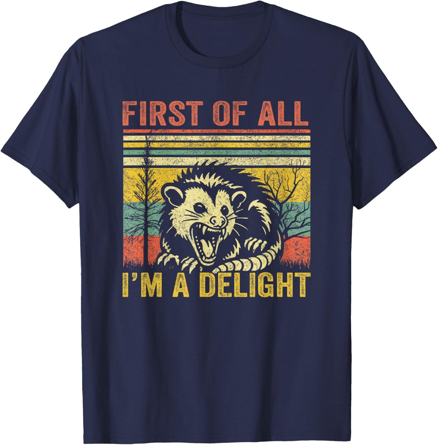 First of All I'm A Delight T-Shirt - T-Shirt | Navy