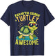 Fourth Grade Turtle-y Awesome First Day of Fourth Grade T-Shirt - T-Shirt | Navy