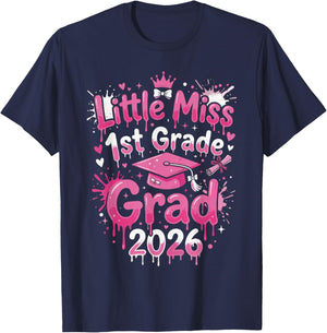 1st Grade Graduation Outfits Girls, Little 1st Grade T-Shirt - T-Shirt | Navy