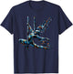 Polygon Art Aerial Silk Yoga Aerialist Acrobatics T-Shirt - T-Shirt | Navy