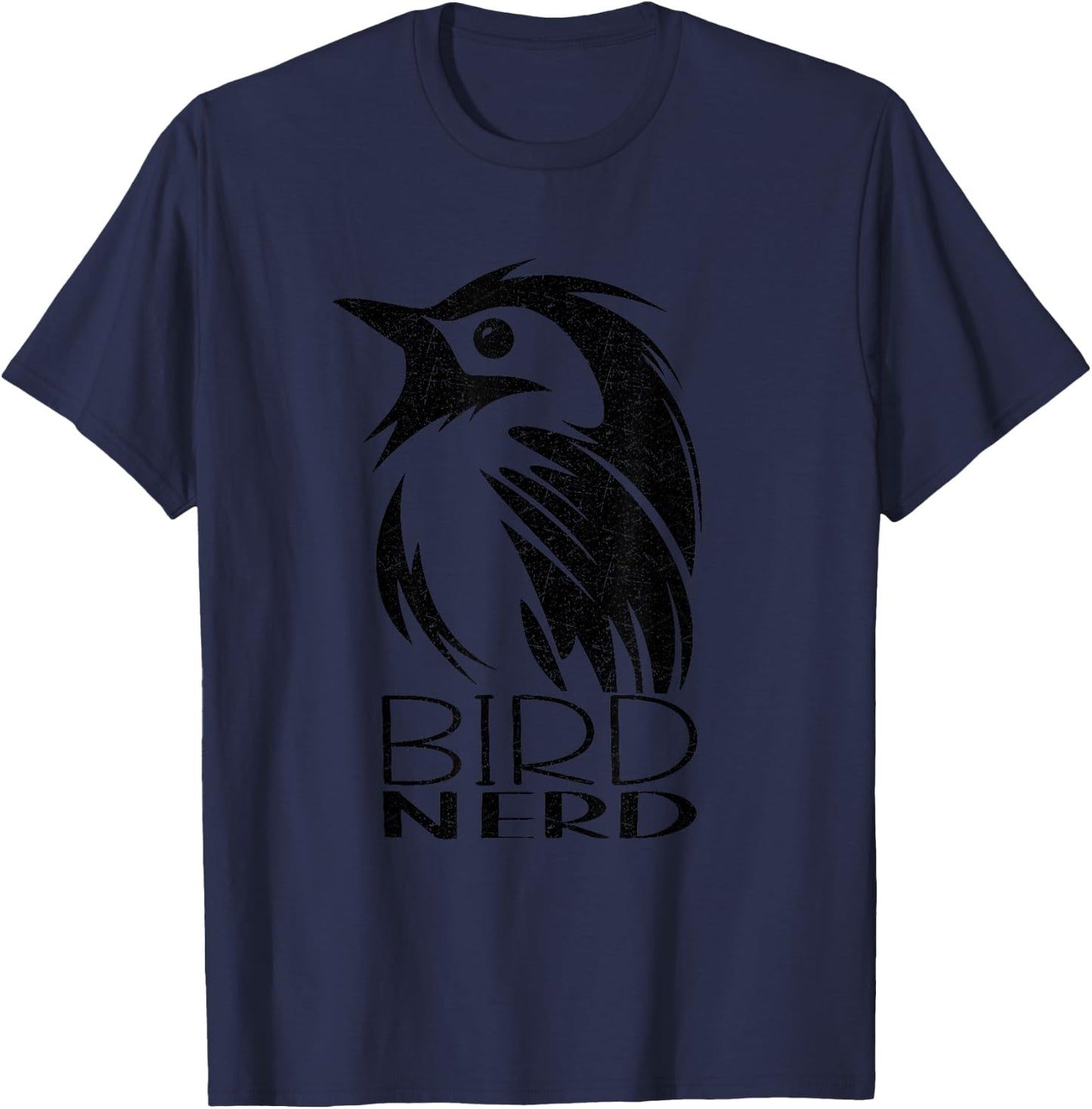 Bird Nerd Bird Watching Birdwatching and Birding Lover T-Shirt - T-Shirt | Navy