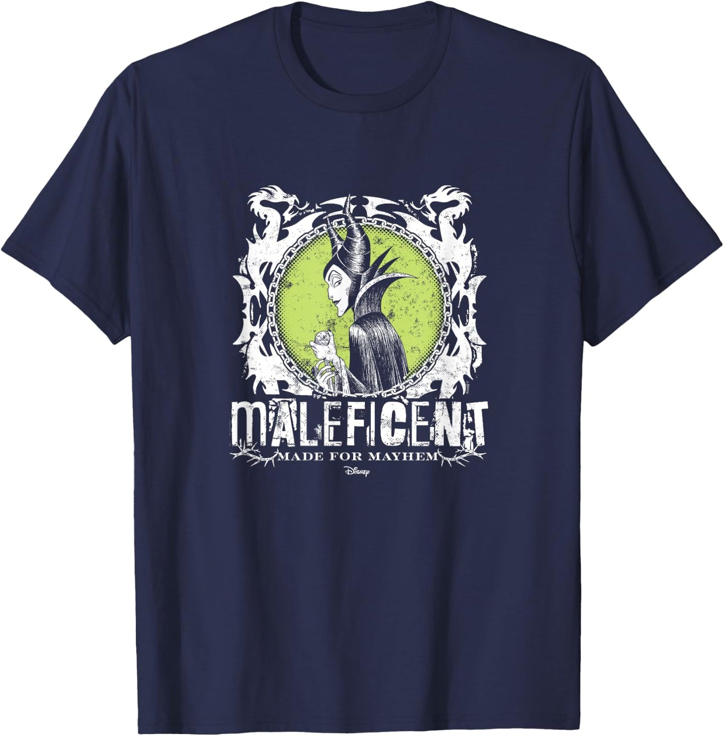 Disney Villains - Maleficent Made For Mayhem T-Shirt - T-Shirt | Navy