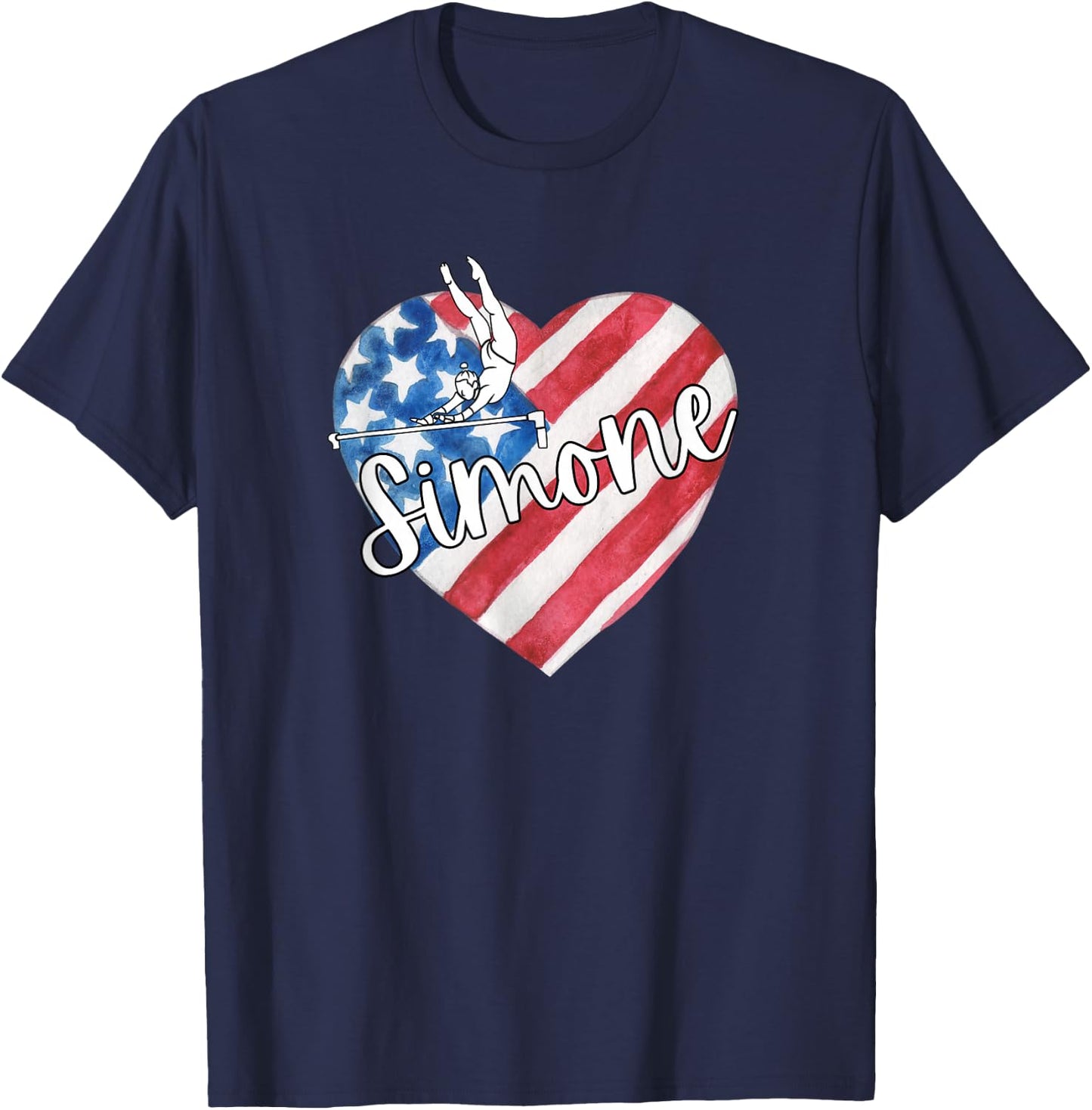 Simone T American Flag Swappable T-Shirt - T-Shirt | Navy
