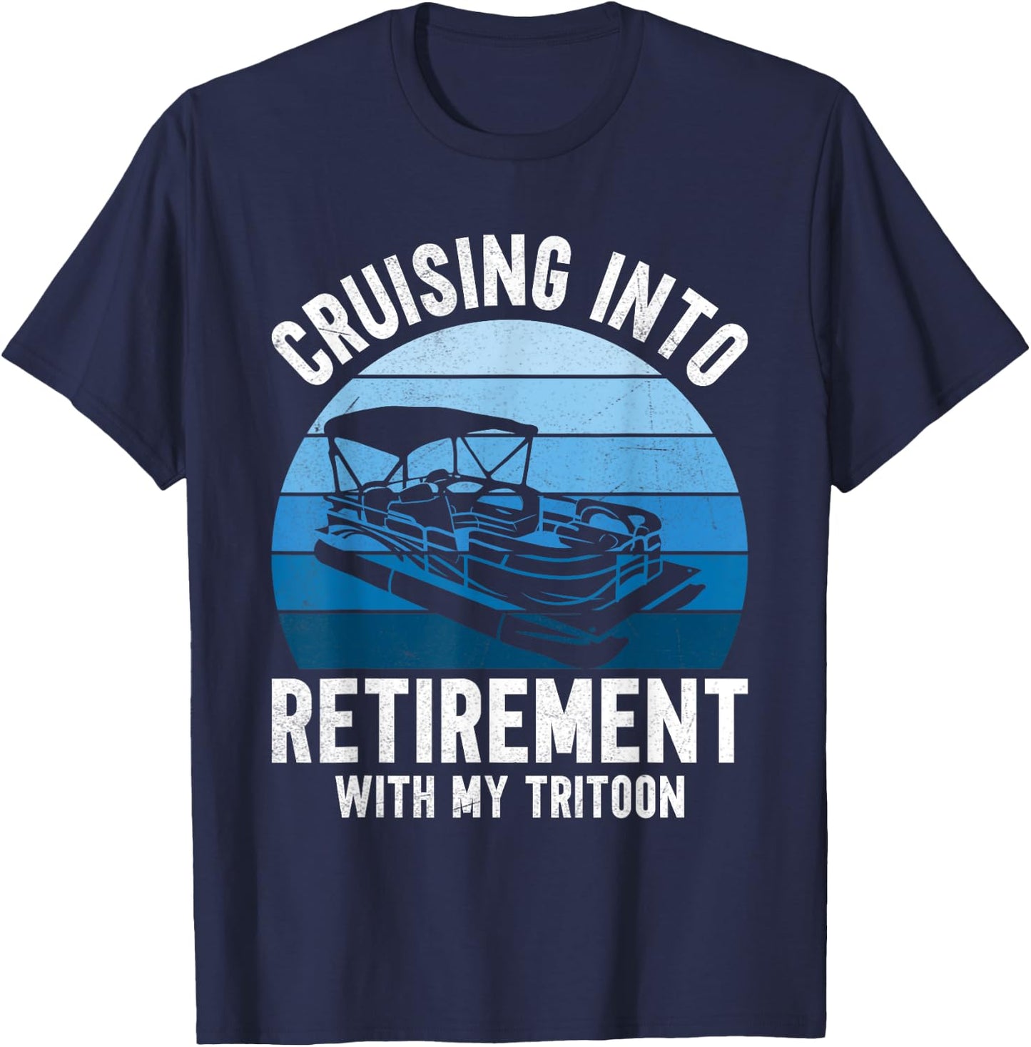 Tritoon Boat Accessories T-Shirt - T-Shirt | Navy