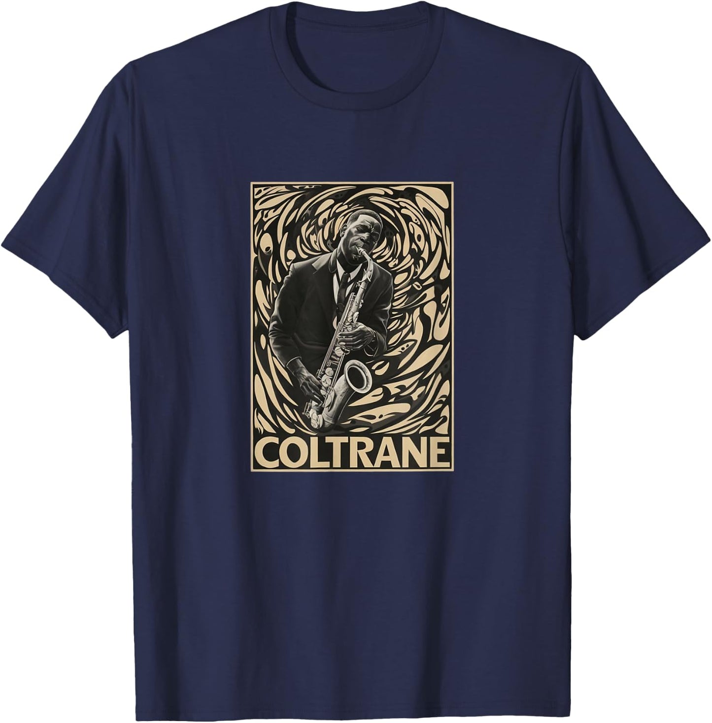 Yes, I Speak Coltrane - Jazz Music Lover T-Shirt - T-Shirt | Navy