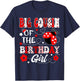 Big Cousin Of The Birthday Girl Lady Bug Birthday Party T-Shirt - T-Shirt | Navy