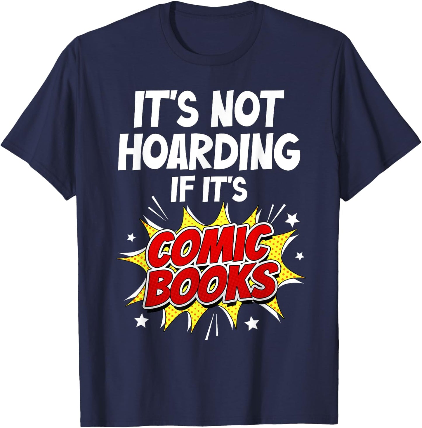 Best Comic Book Design Women Comic Book Collector T-Shirt - T-Shirt | Navy