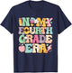 In My Fourth Grade Era Girl Back To School 4th Grade Teacher T-Shirt - T-Shirt | Navy