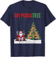 Oh Podiatree Funny Podiatry Christmas Shirt Staff Squad T-Shirt - T-Shirt | Navy