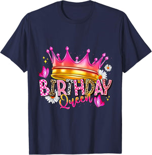 Birthday Queen Birthday Women Birthday Girl Its My Birthday T-Shirt - T-Shirt | Navy