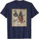 The Stars and Stripes Forever Sheet Music Cover T-Shirt - T-Shirt | Navy