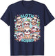 Sloth Squad Cute Sloth T-Shirt - T-Shirt | Navy