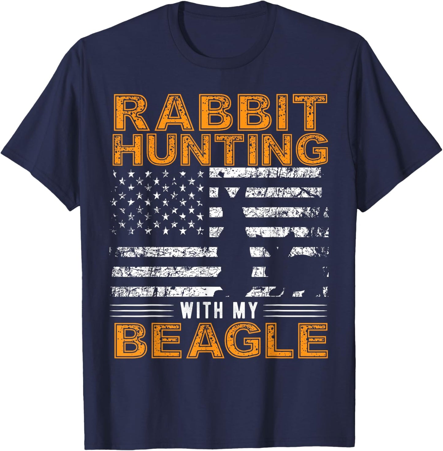 Rabbit Hunting Dog - Beagle Hunter Hunting Dog Beagles Men Women T-Shirt - T-Shirt | Navy