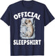 Labrador Retriever Dog Official Sleepshirt Napping Pajamas Men Women Girls Kids T-Shirt - T-Shirt | Navy
