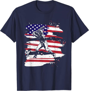 2024 Usa Cricket Jersey America Flag Lover Cricket In Usa T-Shirt - T-Shirt | Navy