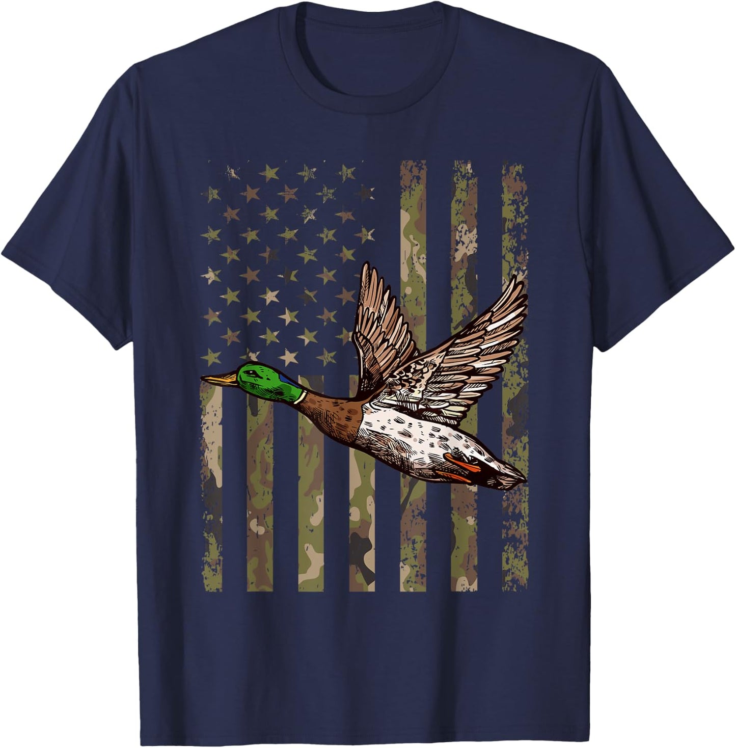 Duck Hunting Design Women Goose Hunt Duck Hunter T-Shirt - T-Shirt | Navy
