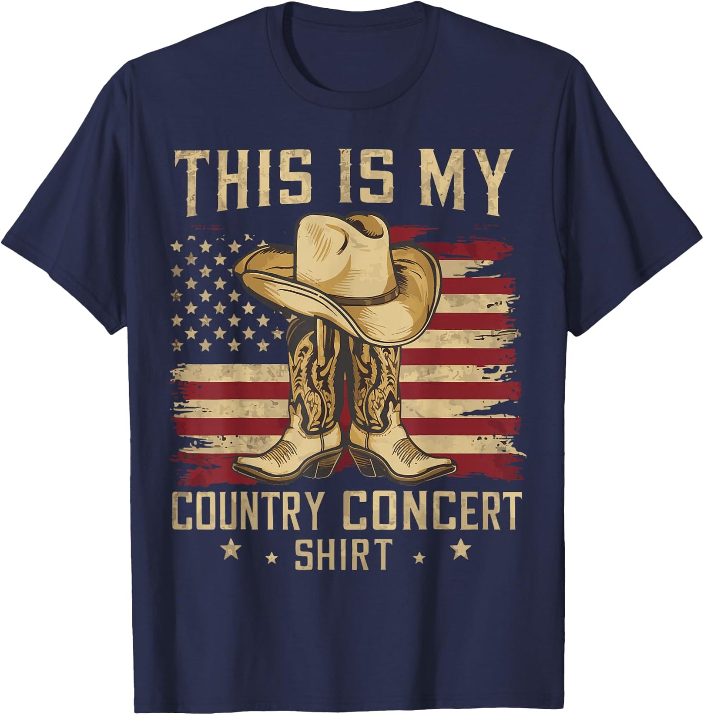 This is My Country Concert T-Shirt - T-Shirt | Navy