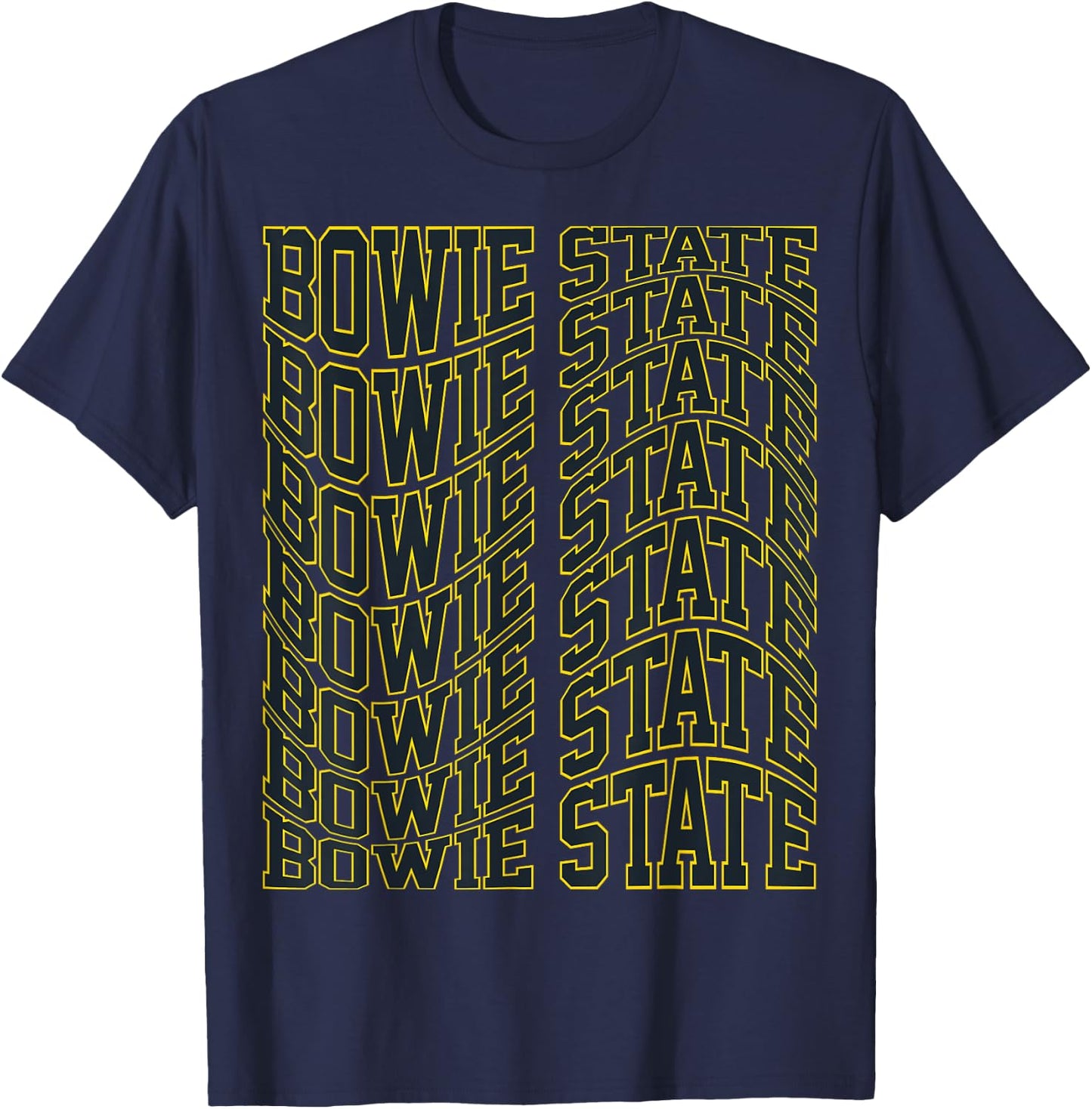 Vintage Bowie Retro State Vintage Study Era T-Shirt - T-Shirt | Navy