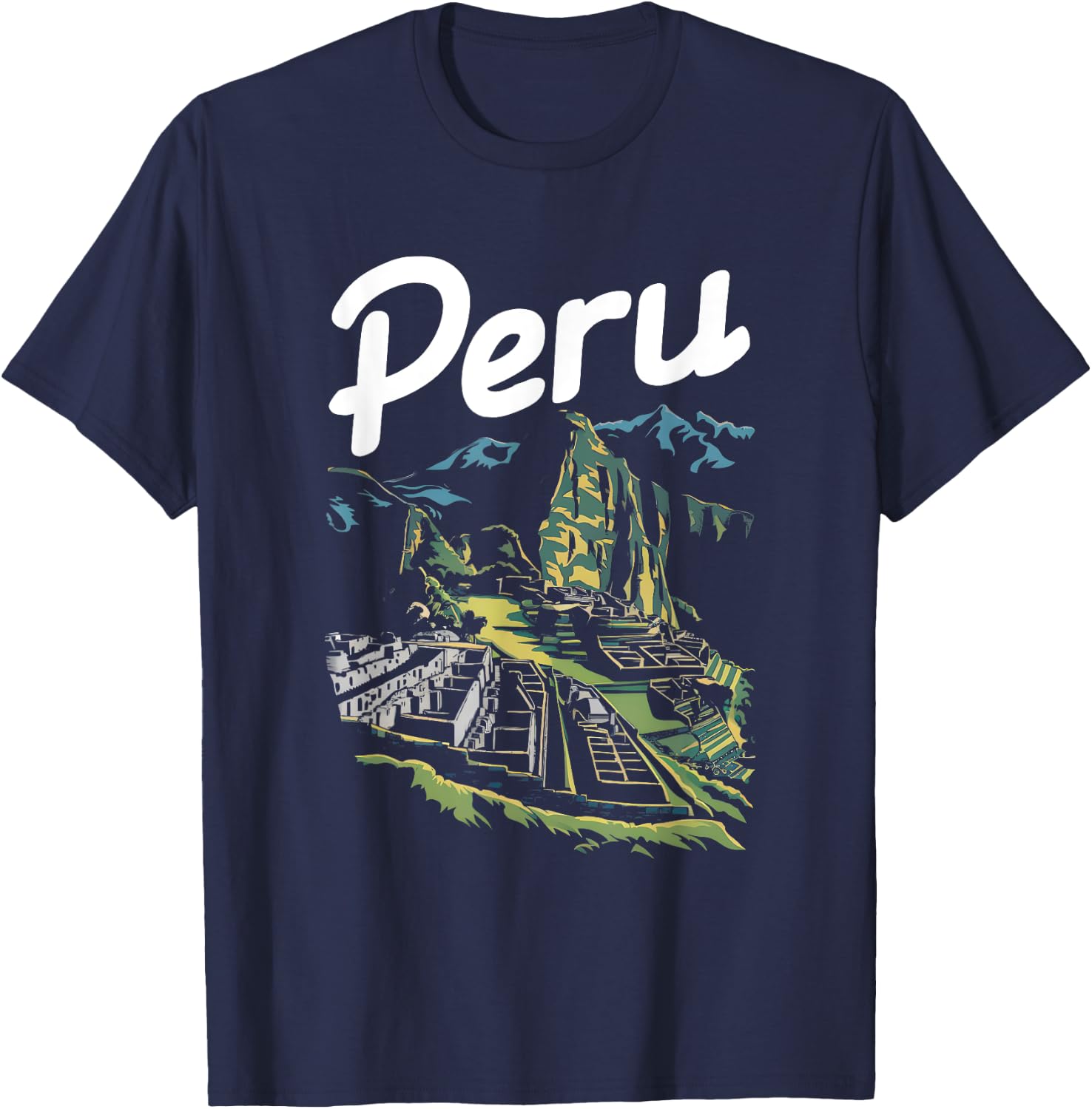 Peru Lover - Typical Peruvian Vacation Souvenir T-Shirt - T-Shirt | Navy