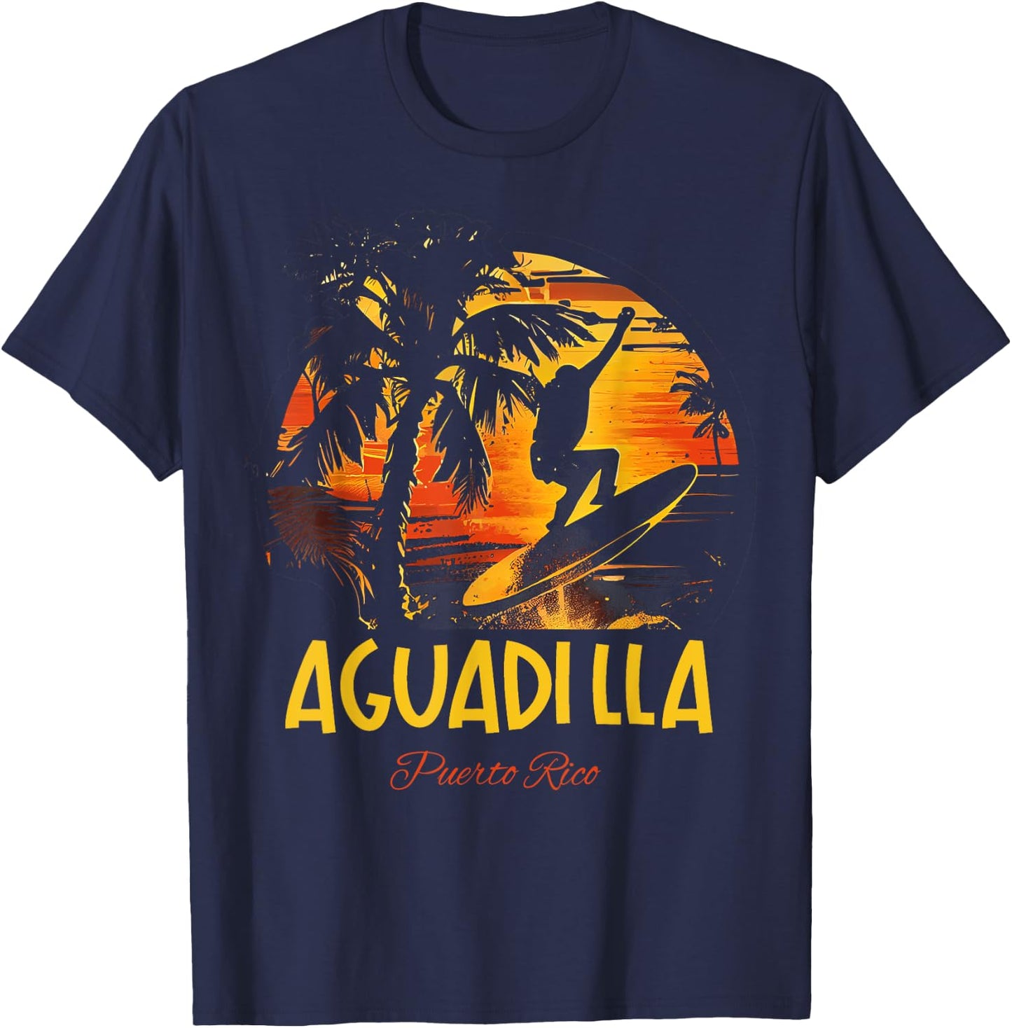 Aguadilla Puerto Rico T-Shirt - T-Shirt | Navy