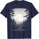 Take Me To The Mountains Forest Hiking Travel Camp Adventure T-Shirt - T-Shirt | Navy