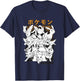 Pokémon Eevee & Eeveelutions Epic Mashup Vintage Poster T-Shirt - T-Shirt | Navy