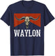 Classic Arts Waylon Last Name Personalized Western Deserts T-Shirt - T-Shirt | Navy