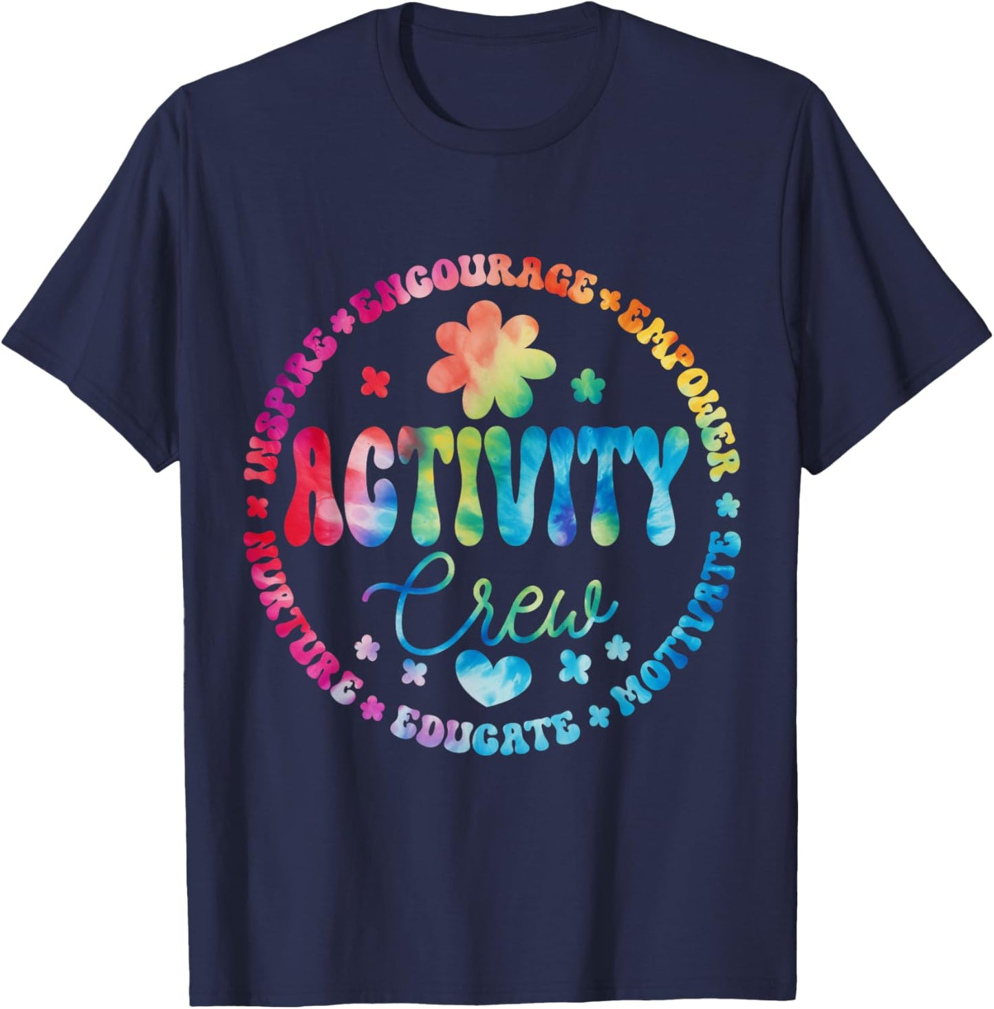 Activity Crew Director Assistant Team Professionals Week , Small, Black T-Shirt - T-Shirt | Navy