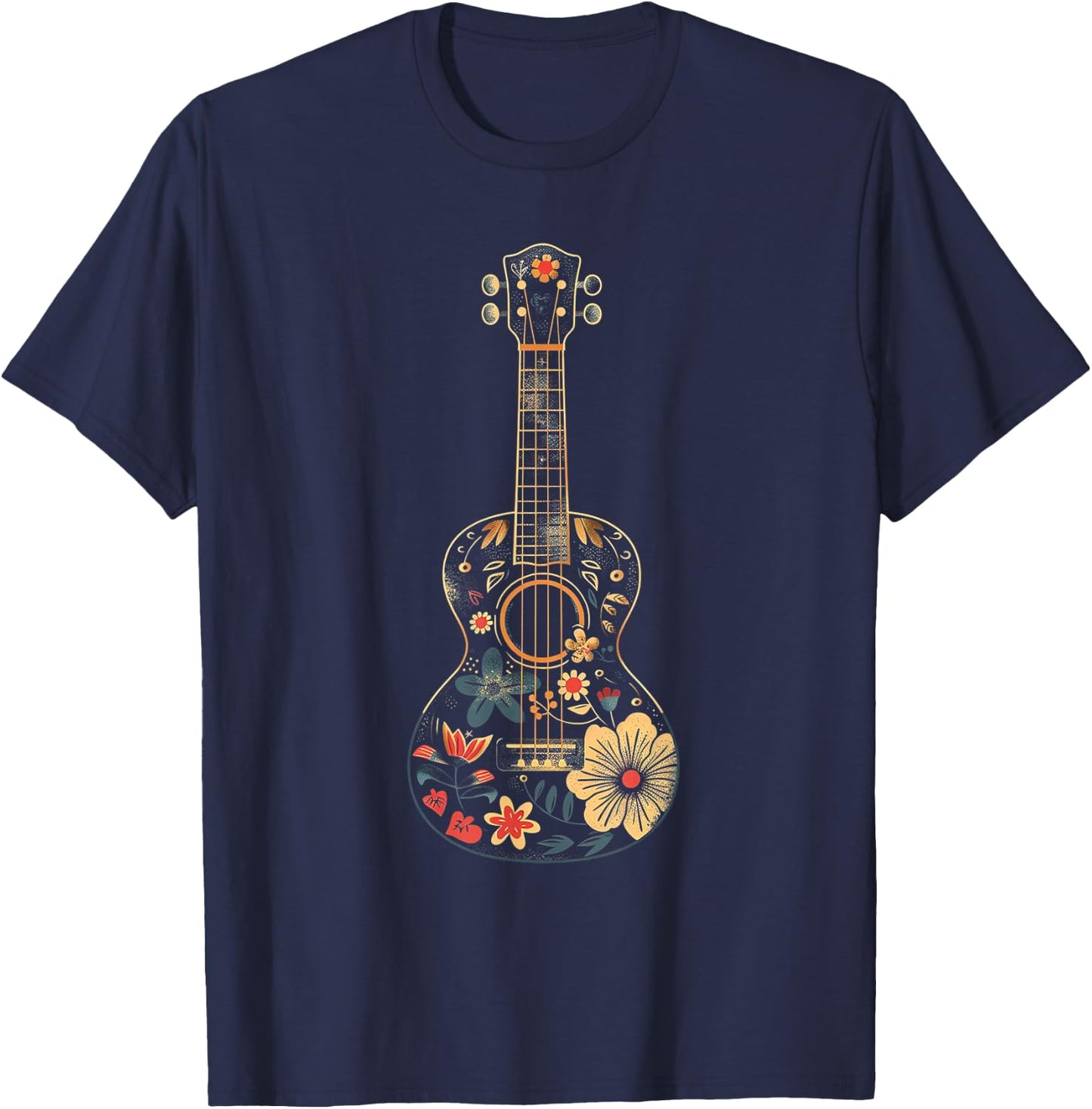 Funny Ukulele T-Shirt - T-Shirt | Navy