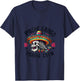Pinche Gringo Fishing Crew Funny Skeleton Fish T-Shirt - T-Shirt | Navy
