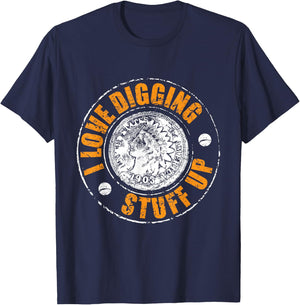 Metal Detecting T-Shirt - T-Shirt | Navy
