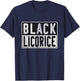 Black Licorice T-Shirt - T-Shirt | Navy