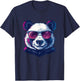 Panda Sunglasses Graphic T-Shirt - T-Shirt | Navy