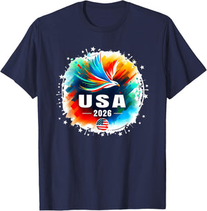 USA 2026 Go United States Sport USA Team 2026 USA T-Shirt - T-Shirt | Navy