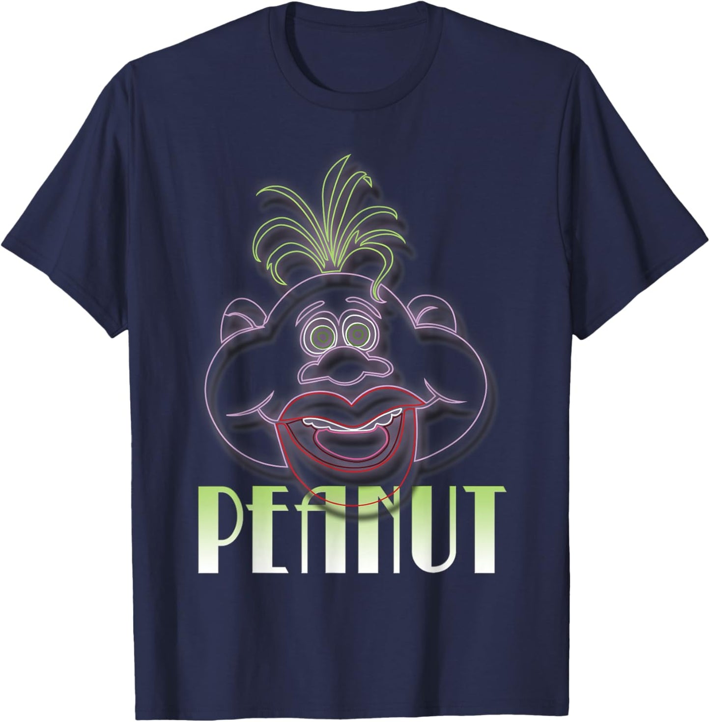 Jeff Dunham Neon Peanut Shirt T-Shirt - T-Shirt | Navy
