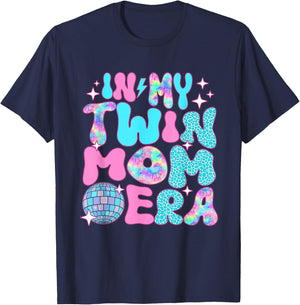 Disco In My Twin Mom Era T-Shirt - T-Shirt | Navy