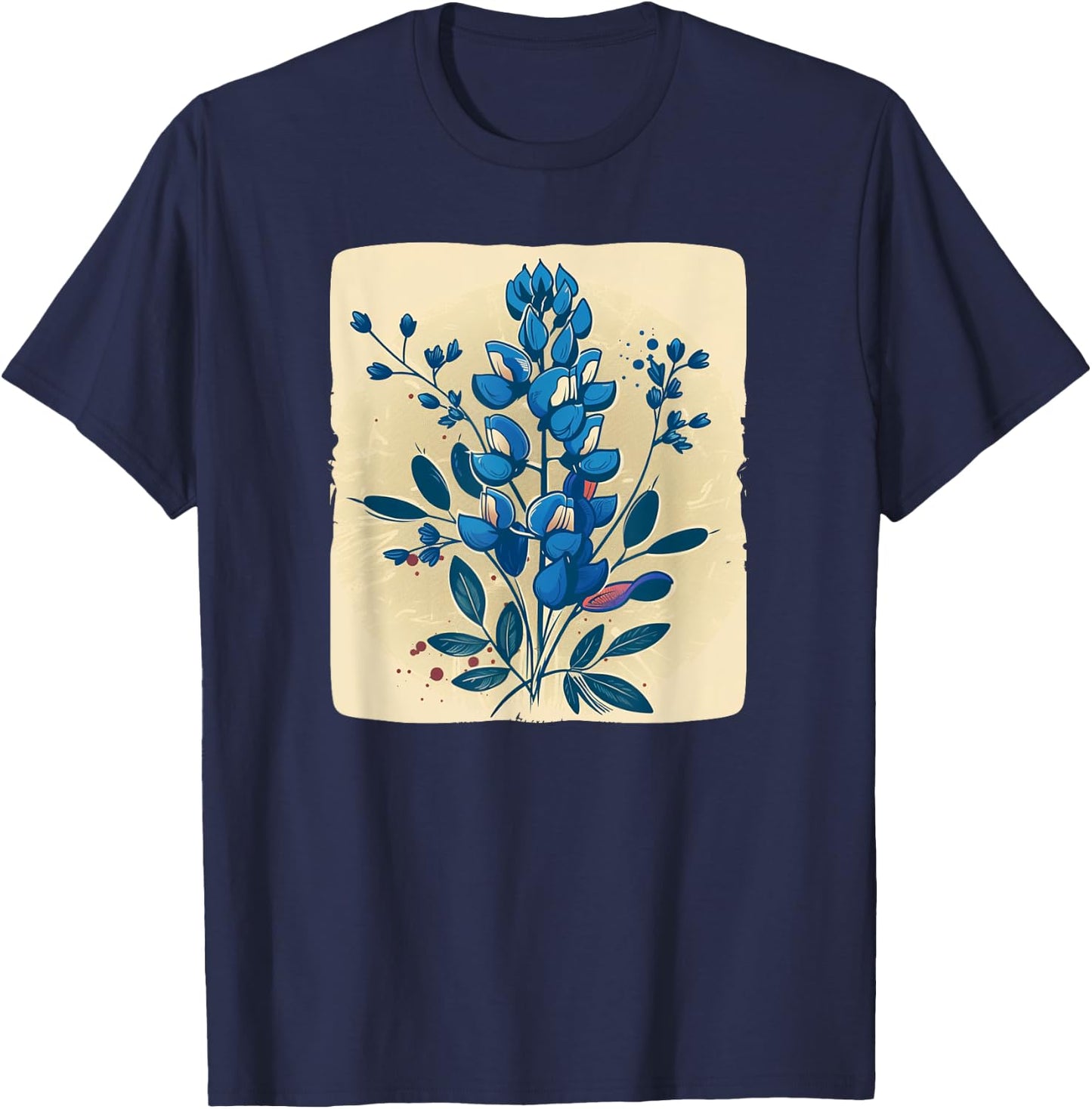 Nice Texan Bluebonnet Costume for Man and Woman T-Shirt - T-Shirt | Navy