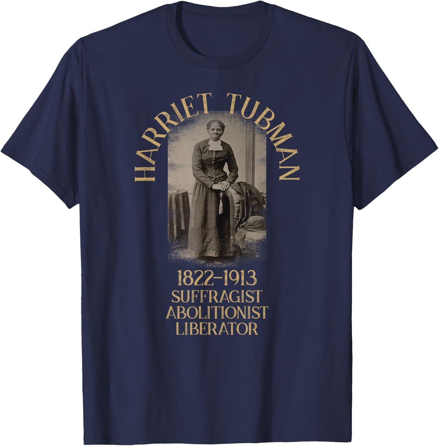 Strong Historical Black Women African American Feminist T-Shirt - T-Shirt | Navy