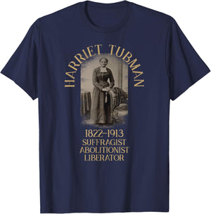 Strong Historical Black Women African American Feminist T-Shirt - T-Shirt | Navy