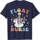 Funny Cute Float Pool Nurse Nursing Squad Crew T-Shirt - T-Shirt | Navy